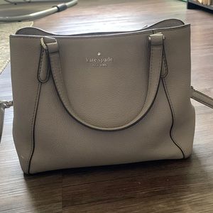 Gray Kate Spade women purse